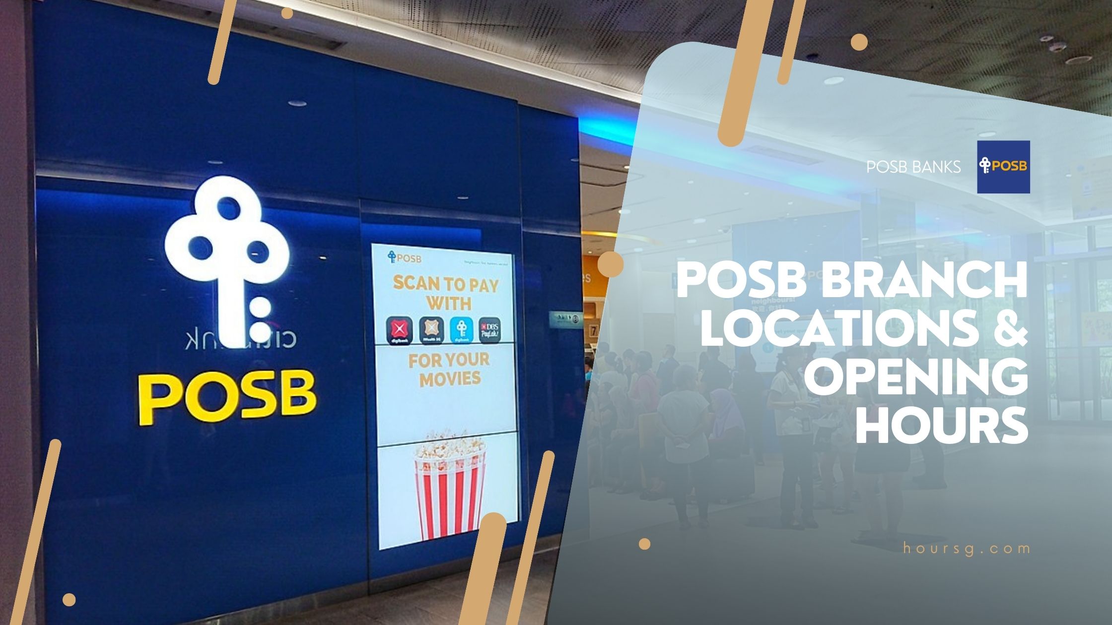 POSB Bank Branches Opening Hours and ATM s in Singapore Hours SG